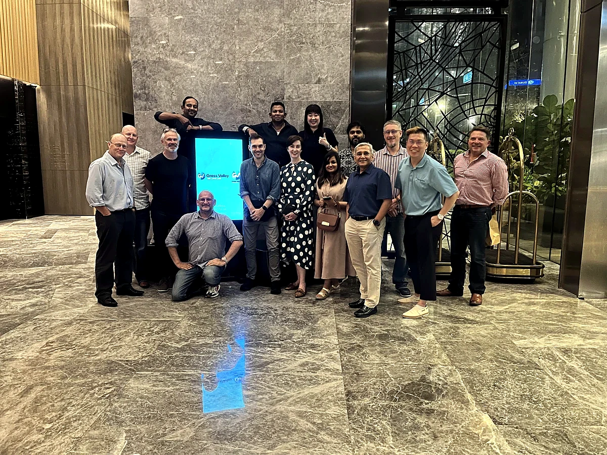 Richard Powell with APAC team members